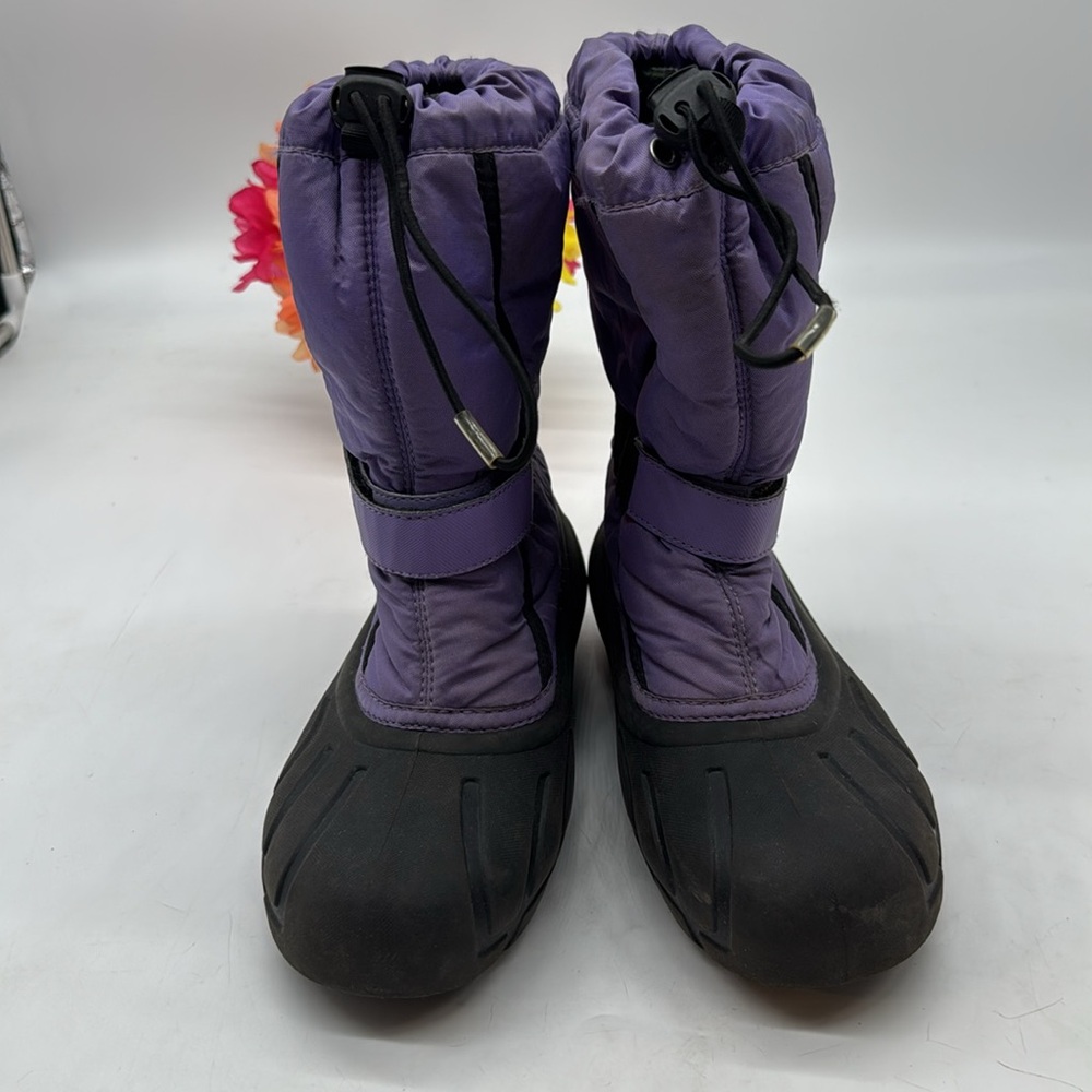 Sorel Violet and Black Snow Boots Size 6 WRB8776G - Picture 2 of 7